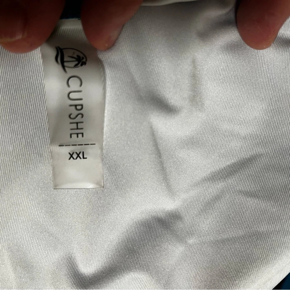 Teal Halter Neck Swimsuit - Picture 6 of 10